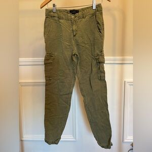 Sanctuary Olive Green Cargo Joggers Size 25